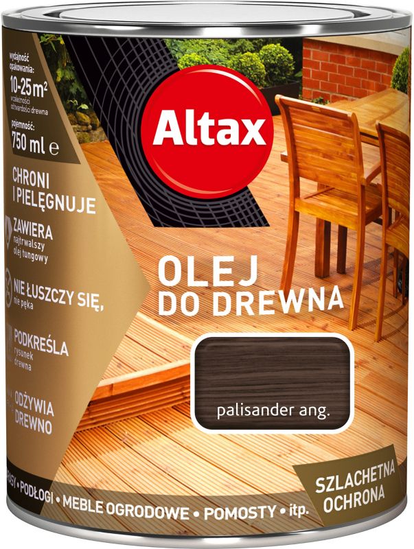 Olej do drewna Altax palisander 0,75 l