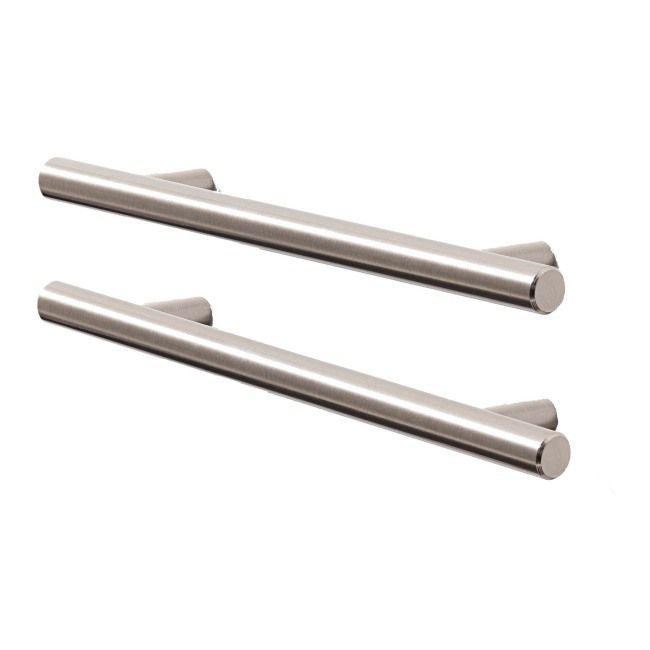 Uchwyt meblowy GoodHome Annato T 336 mm stal szczotkowana 2 szt.