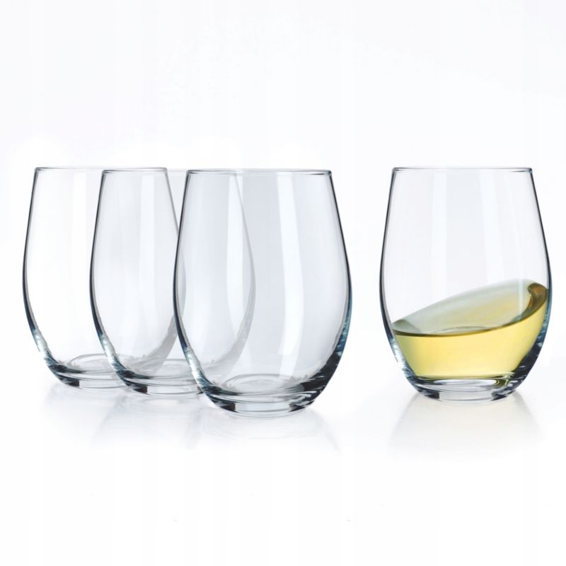 Szklanki KADAX Do Napojów Drinków Wina 580ml Szklanka Zestaw Szklanek 4 szt.