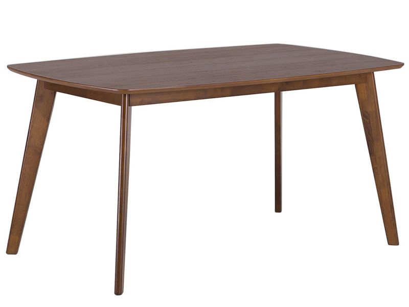 Stół do jadalni Iris 90 cm 150 cm Imitacja drewna Ciemne drewno 1 szt.