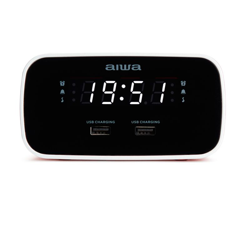 Radiobudzik AIWA CRU-19RD Czerwony 1szt.