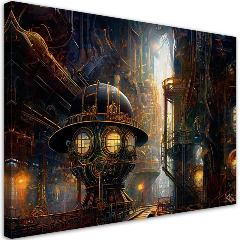 Obraz do salonu Feeby Steampunkowa Abstrakcja 100x70 cm 1szt