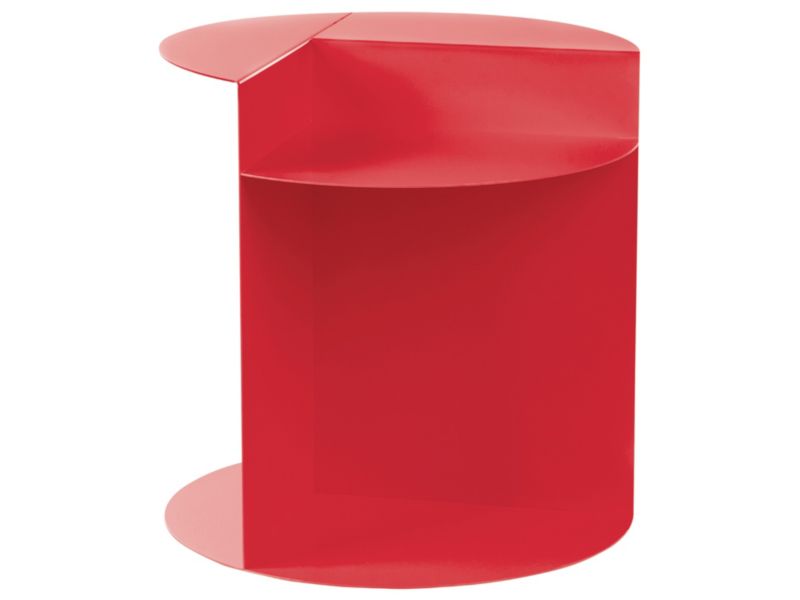 Stolik pomocniczy Taggart Metal Czerwony 1 szt.