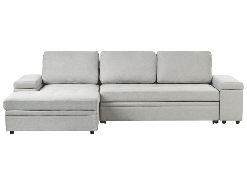 Sofa narożna prawostronna Hrisey Jasnoszary Prawostronny 1 szt.