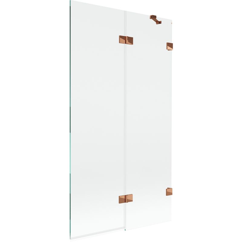 Parawan nawannowy dwuskrzydłowy Mexen Lunar różowe złoto 100x150 cm 1 szt