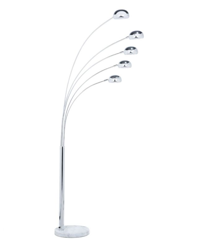 Lampa podłogowa Flinders Metal Srebrny 1 szt.
