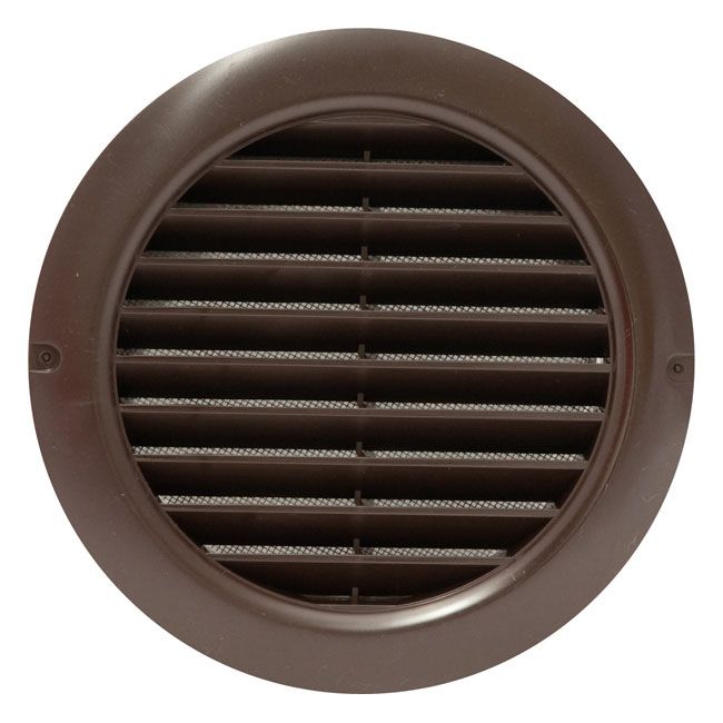 Kratka wentylacyjna Vents śr. 150 mm brązowa