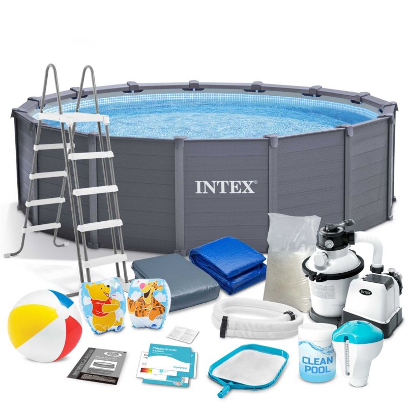 Basen ogrodowy Intex panelowy 478x124cm 26384-17W1 1 szt.