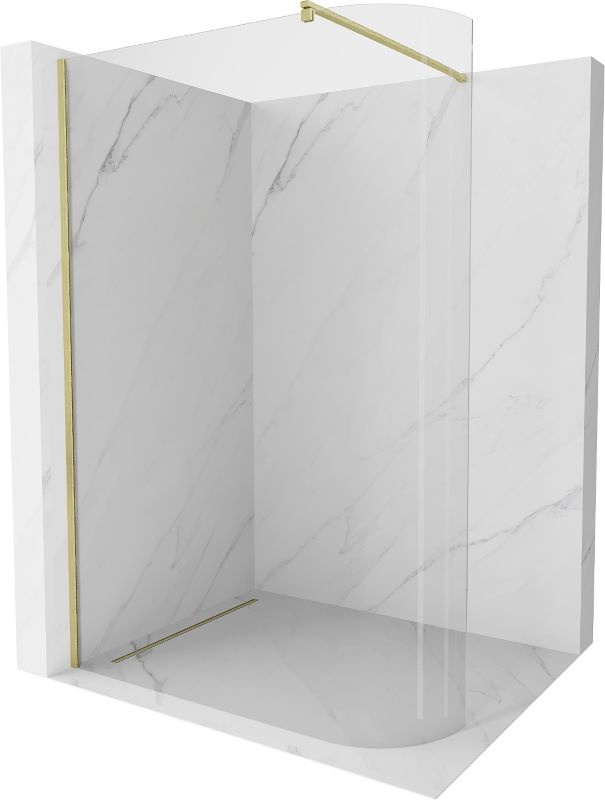 Ścianka prysznicowa Mexen Kioto złota szczotkowana 110x200 cm 800-110-101-55-06 1 szt.
