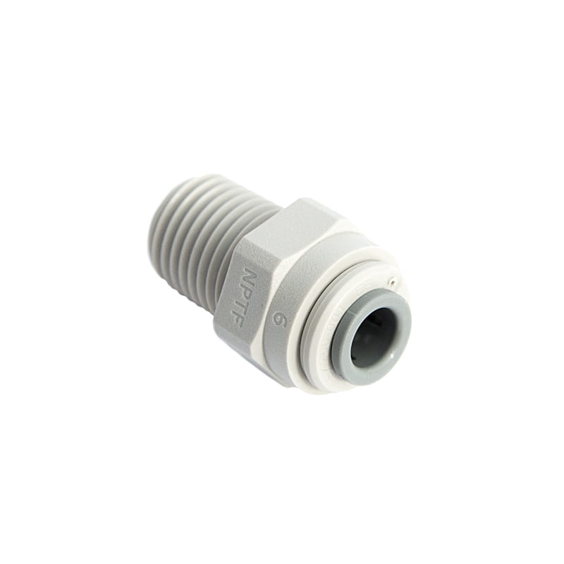 PI010802S John Guest złączka wkręcana szybkozłączka 1/4“ x gwint 1/4“ BSPT.