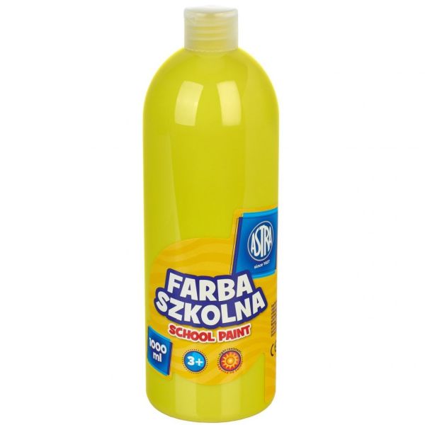 Farba Szkolna 1L CYTRYNOWA Astra