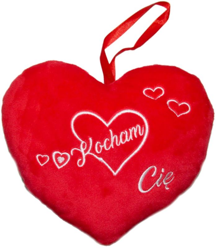 SERCE 'KOCHAM CIE' 20 CM 162274 W