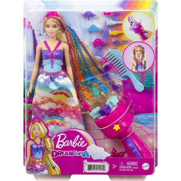 Lalka Barbie Księżniczka Zakręcone Włosy