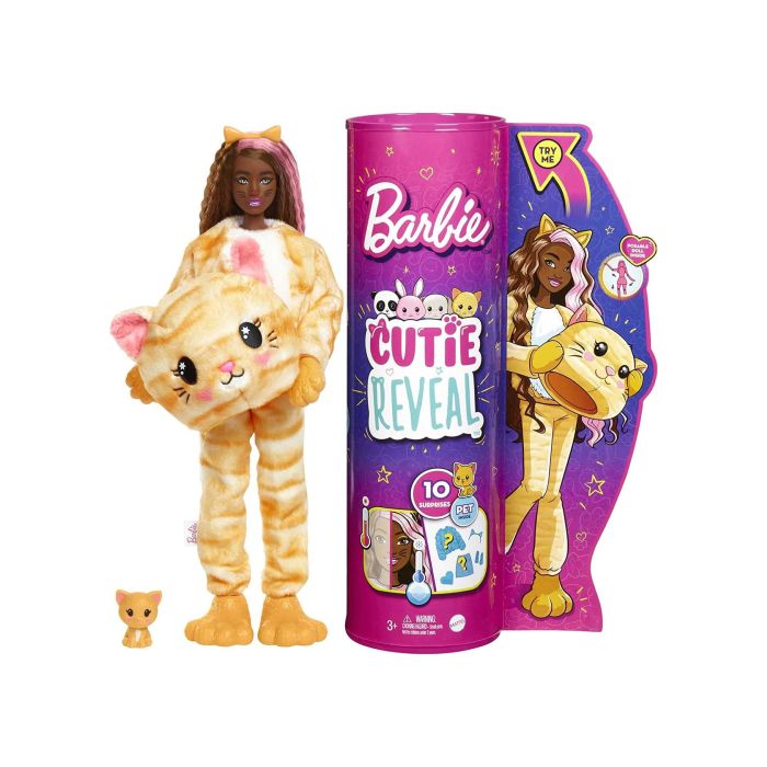 Lalka Barbie Cutie Reveal Kotek Kraina Fantazji -seria 1- HHG20 (asst HHG18)