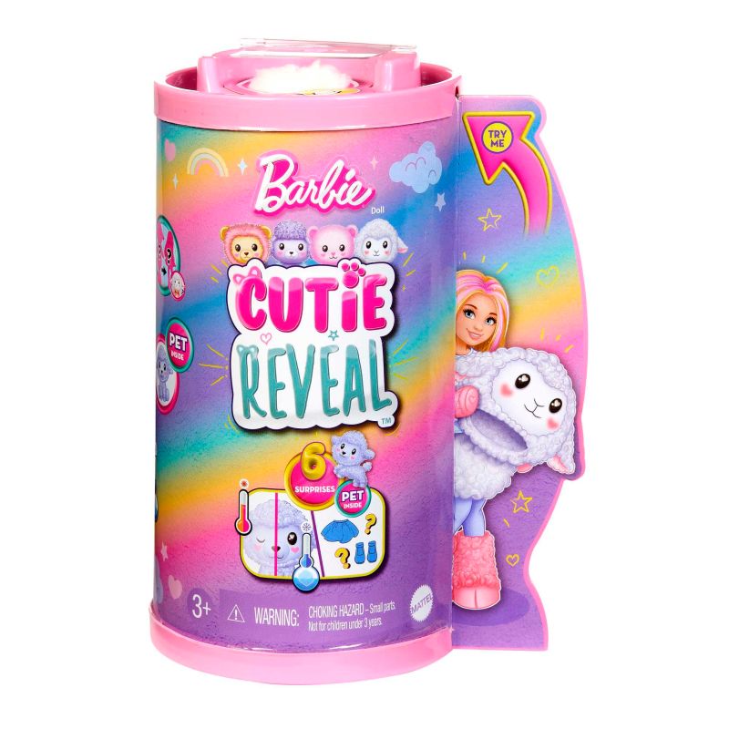 Barbie Cutie Reveal - Lalka Chelsea Owieczka + zwierzątko HKR18