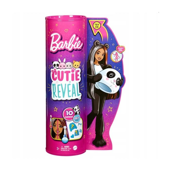 Lalka Barbie Cutie Reveal Panda Kraina Fantazji -seria 1- HHG22 (asst HHG18)