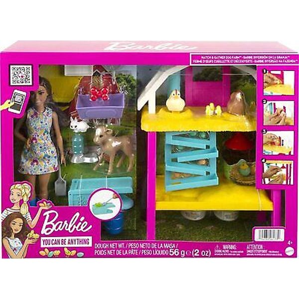 Lalka Barbie Farma radosnych kurek Zestaw HGY88