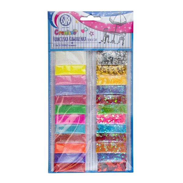 Zestaw do dekoracji "Francuska Kawiarenka" 24 sztuki x 2g Astra