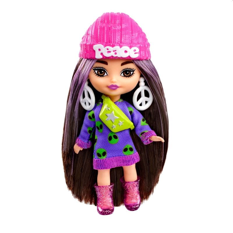 Lalka Barbie Extra Mini Minis Brązowe włosy HLN46 (asst. HLN44)