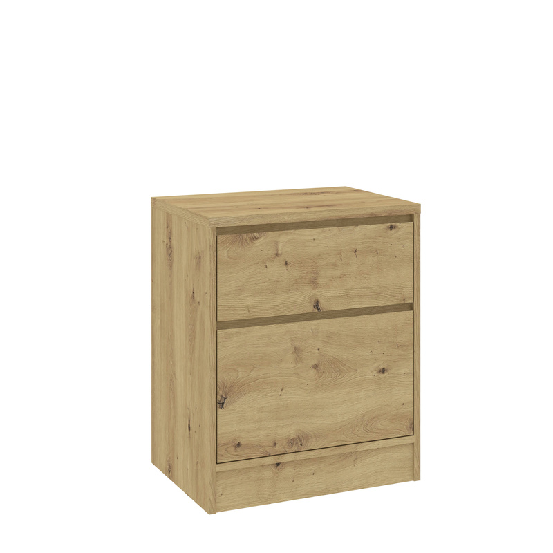 Szafka nocna do sypialni BALVIO dąb artisan