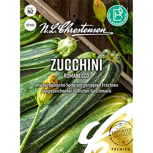 Cukinia Romanesco - Nasiona. Ilość w opakowaniu: 1 opak - GradinaMax