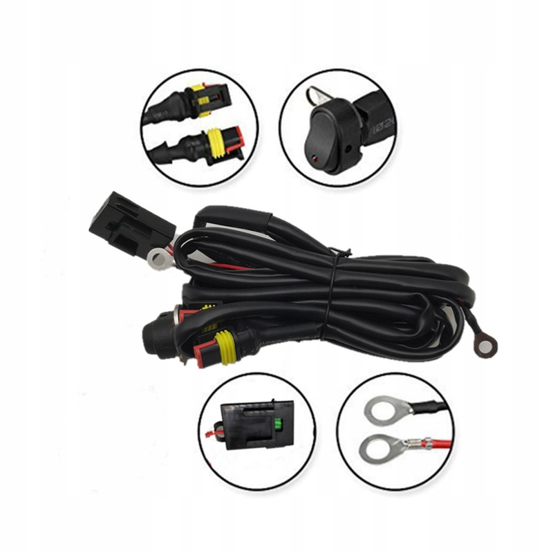 INSTALACJA PRZEŁĄCZNIK HALOGENY LED W07