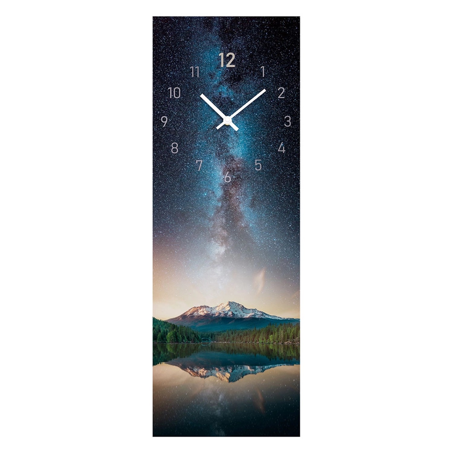 Zegar Glass Clock MILKY WAY 20 x 60 cm