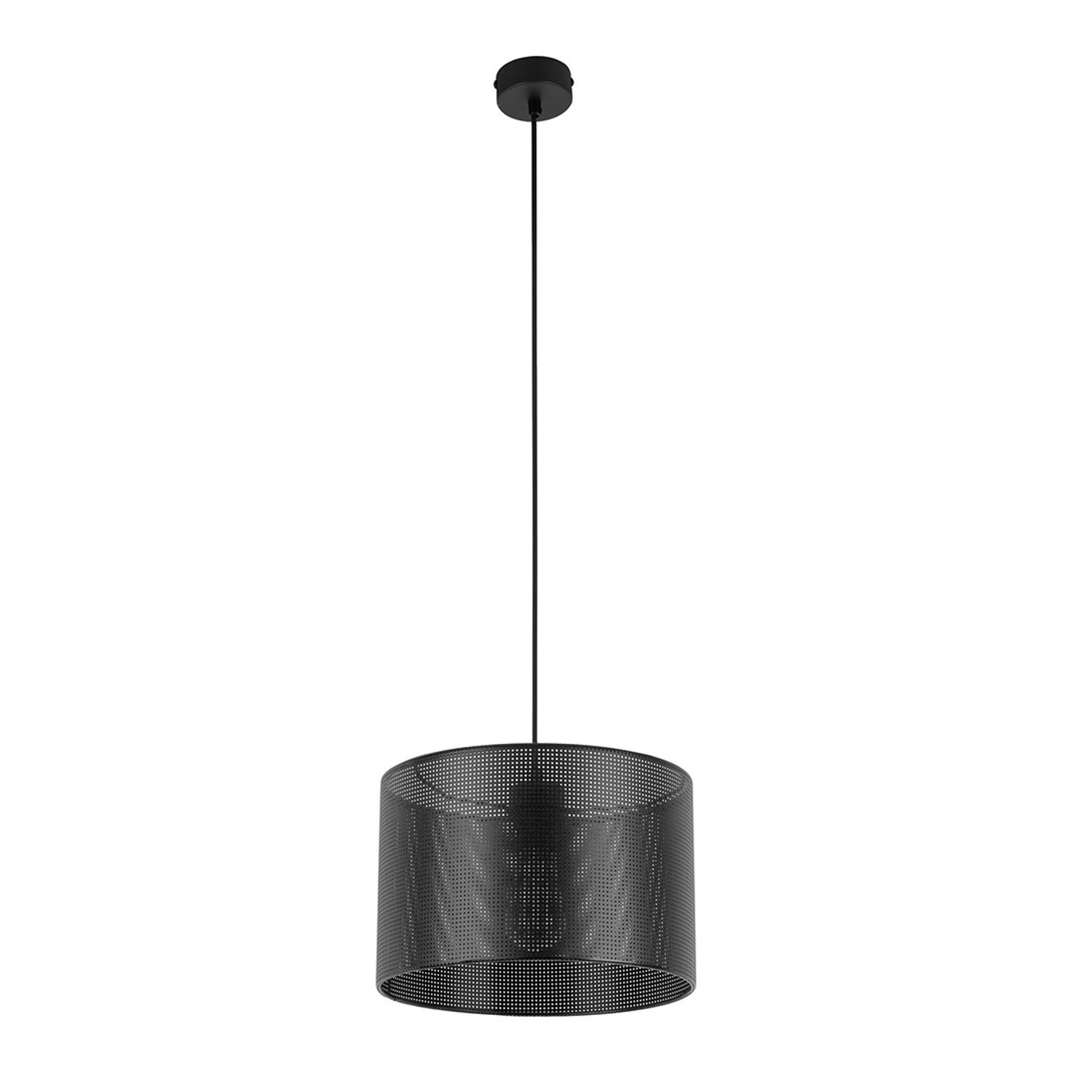TK Lighting Lampa wisząca MORENO BLACK 1xE27 15W