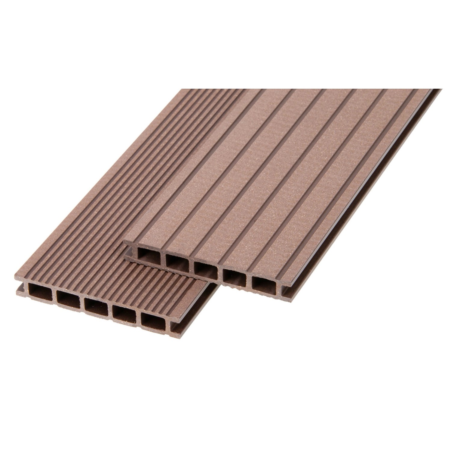 Deska WPC tarasowa DEX kasztan 2x14x400 cm