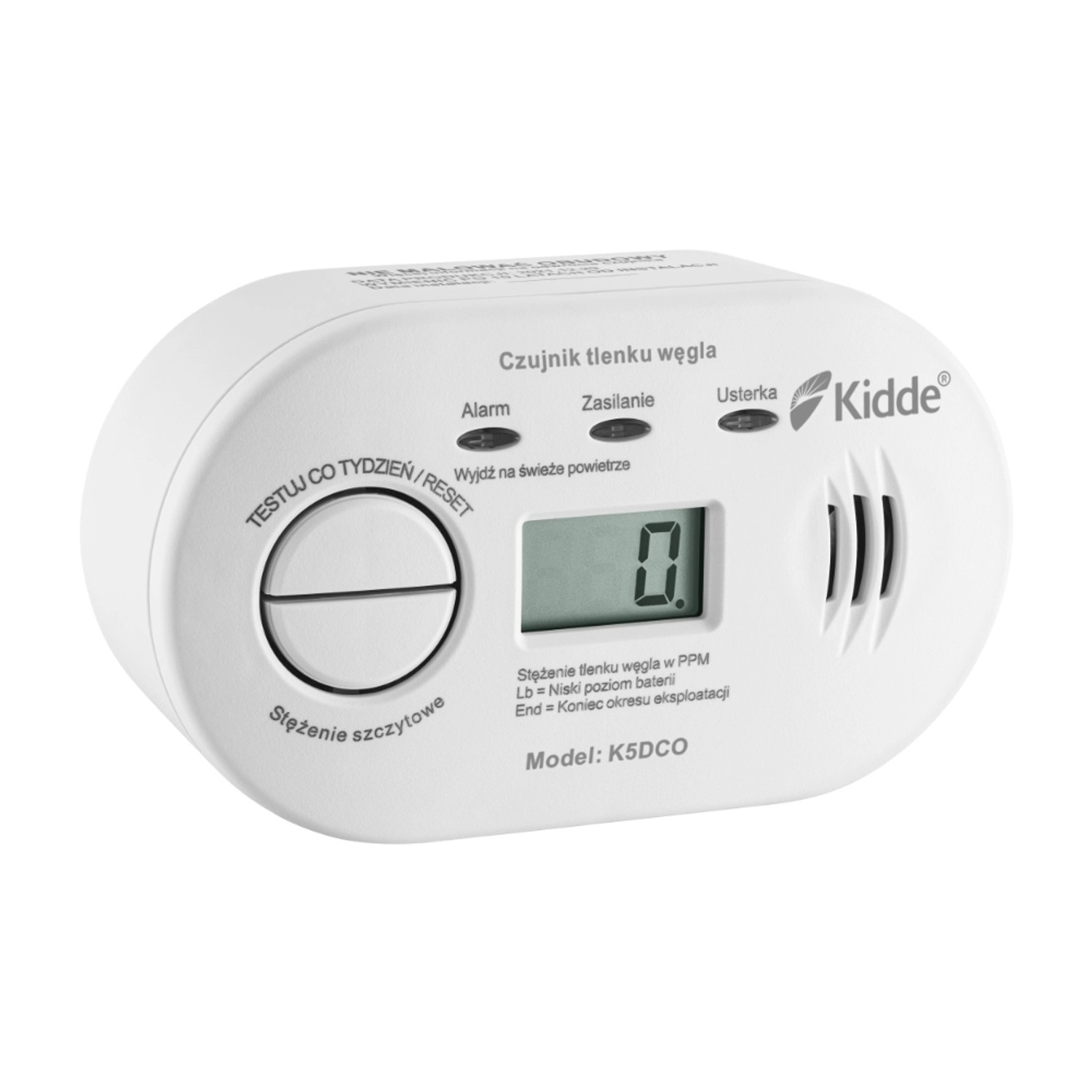 Czujnik czadu KID - K5DCO bateryjny LCD