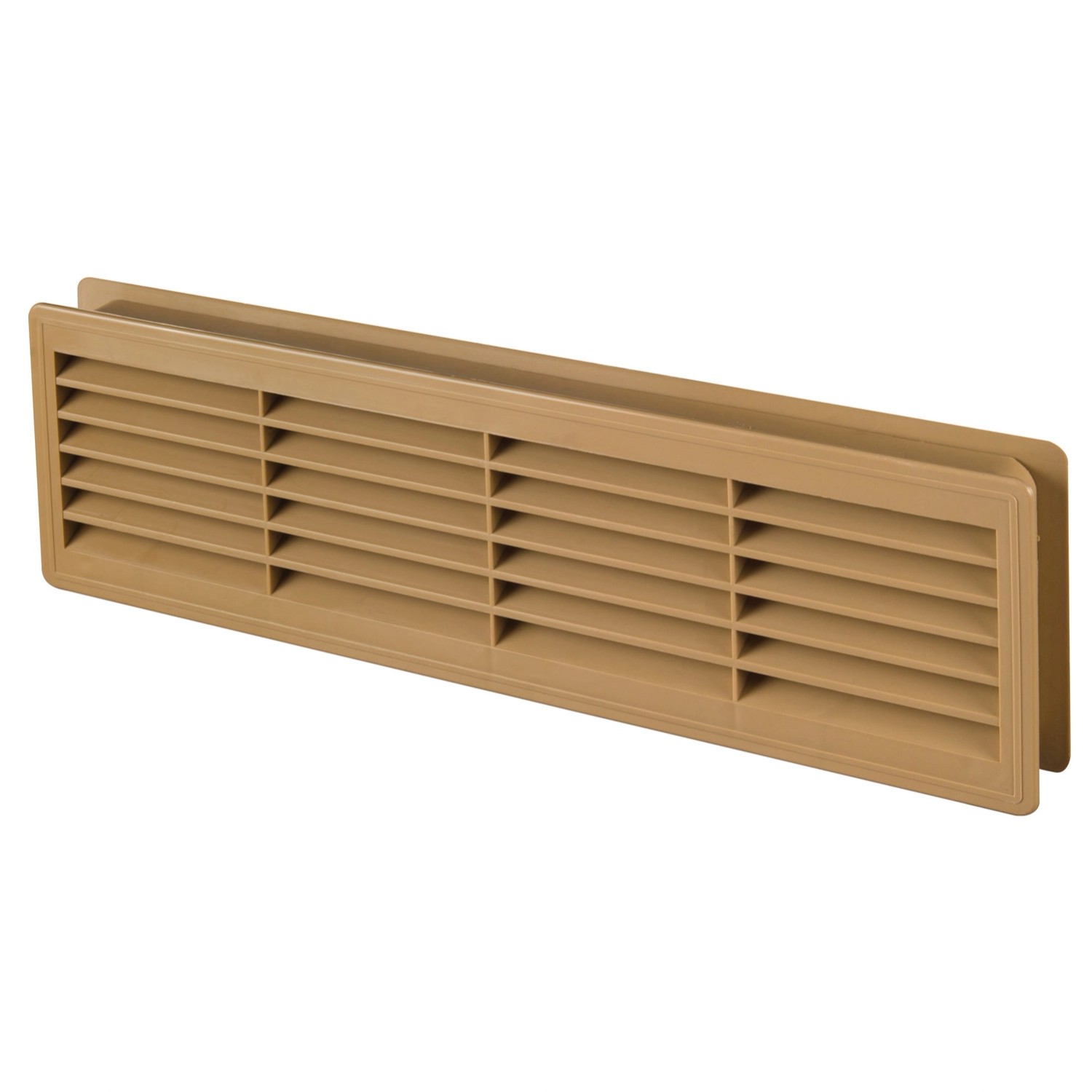 Kratka wentylacyjna do drzwi 120x440mm dąb-beż