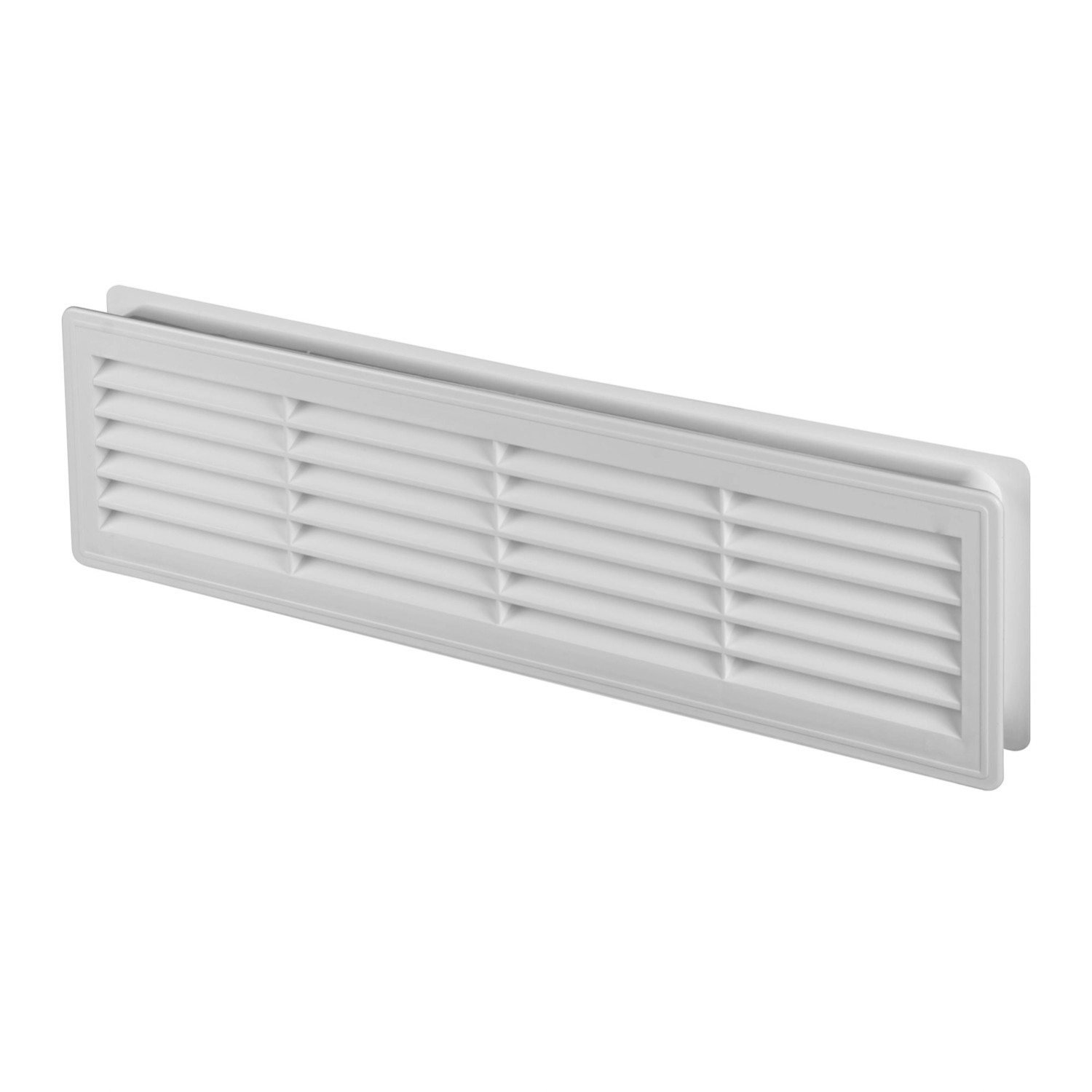 Kratka wentylacyjna do drzwi 120x440mm biała