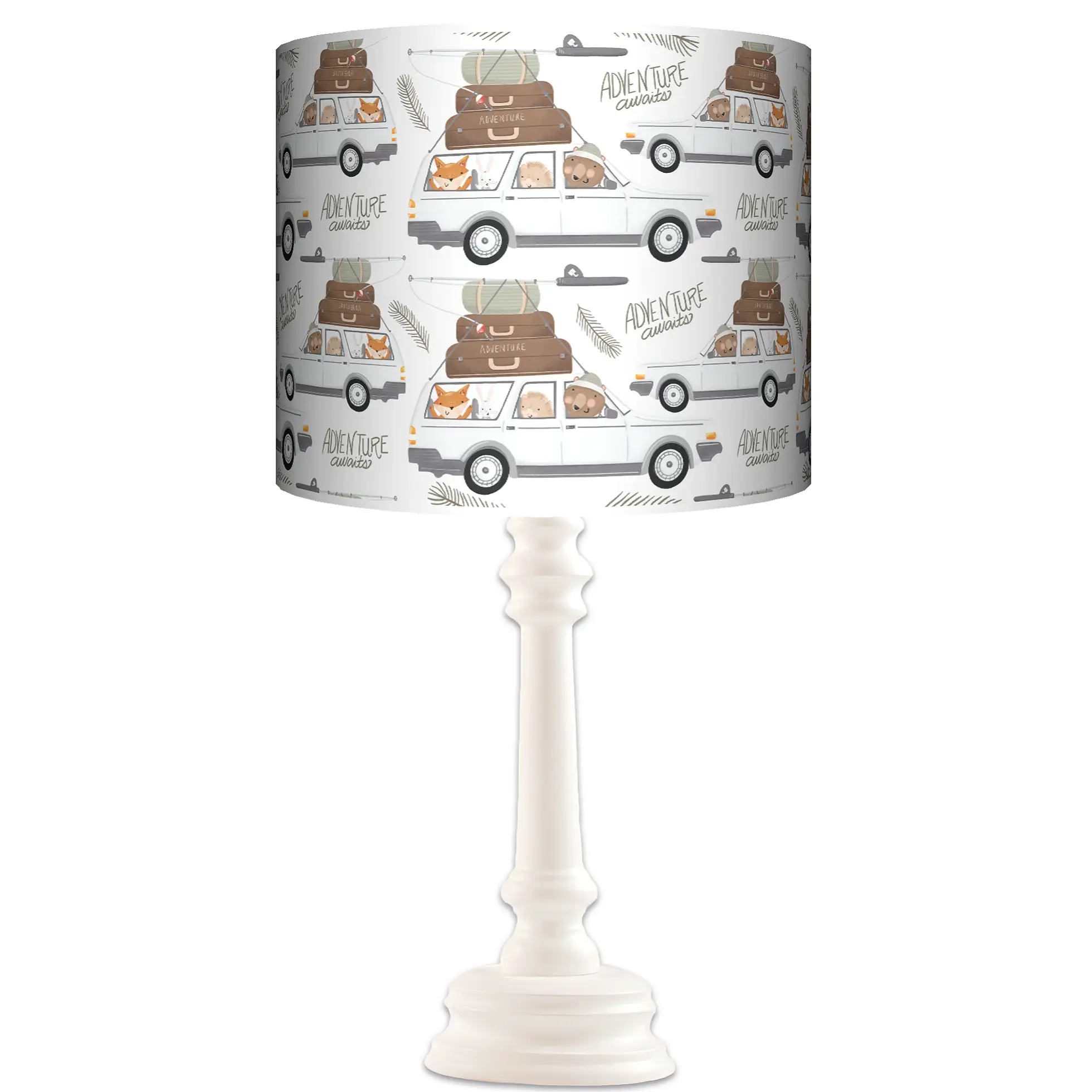 Lampa stojąca QUEEN Adventure Awaits - kolor podstawy do wyboru FL