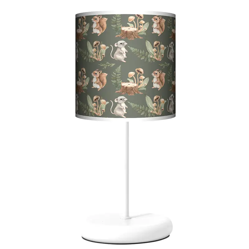 Lampa stojąca EKO Watercolor Forest Pattern 2a - kolor podstawy do wyboru FL