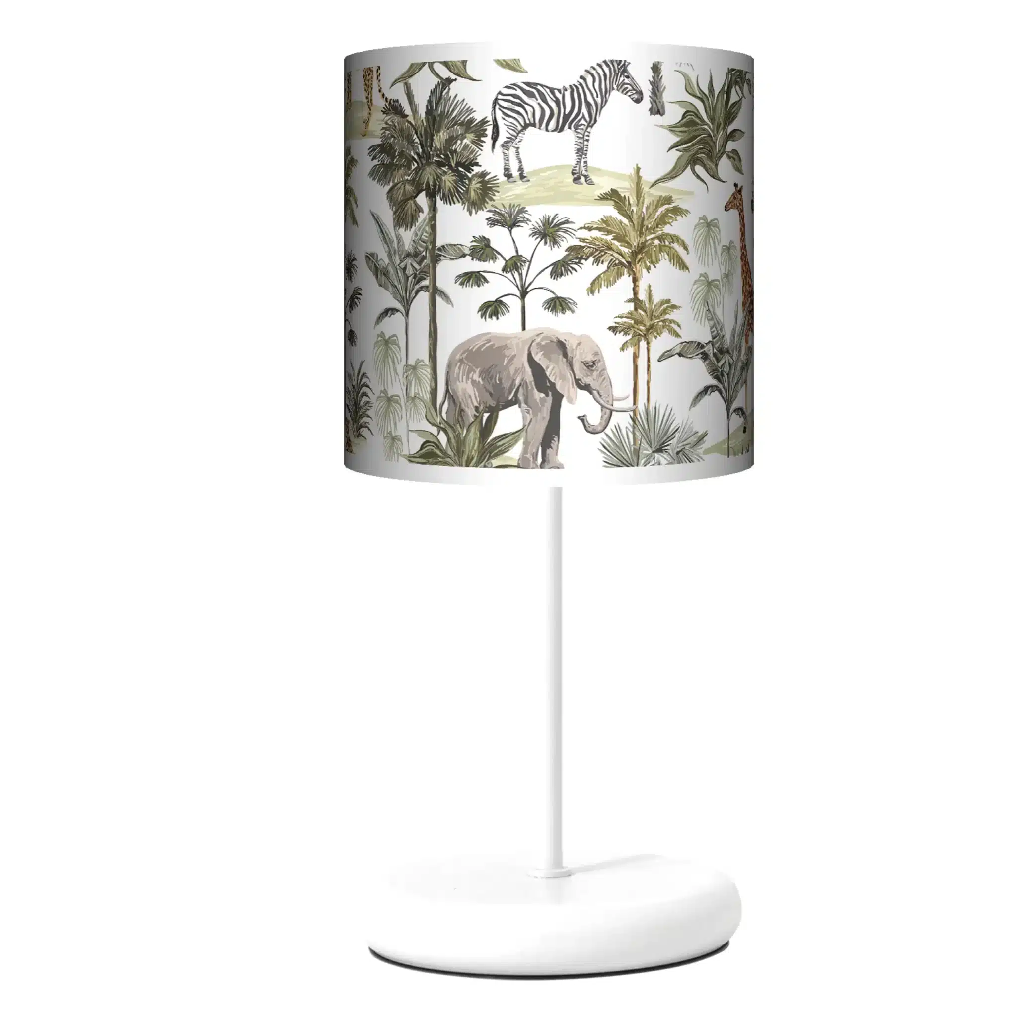 Lampa stojąca EKO Safari - kolor podstawy biały FL