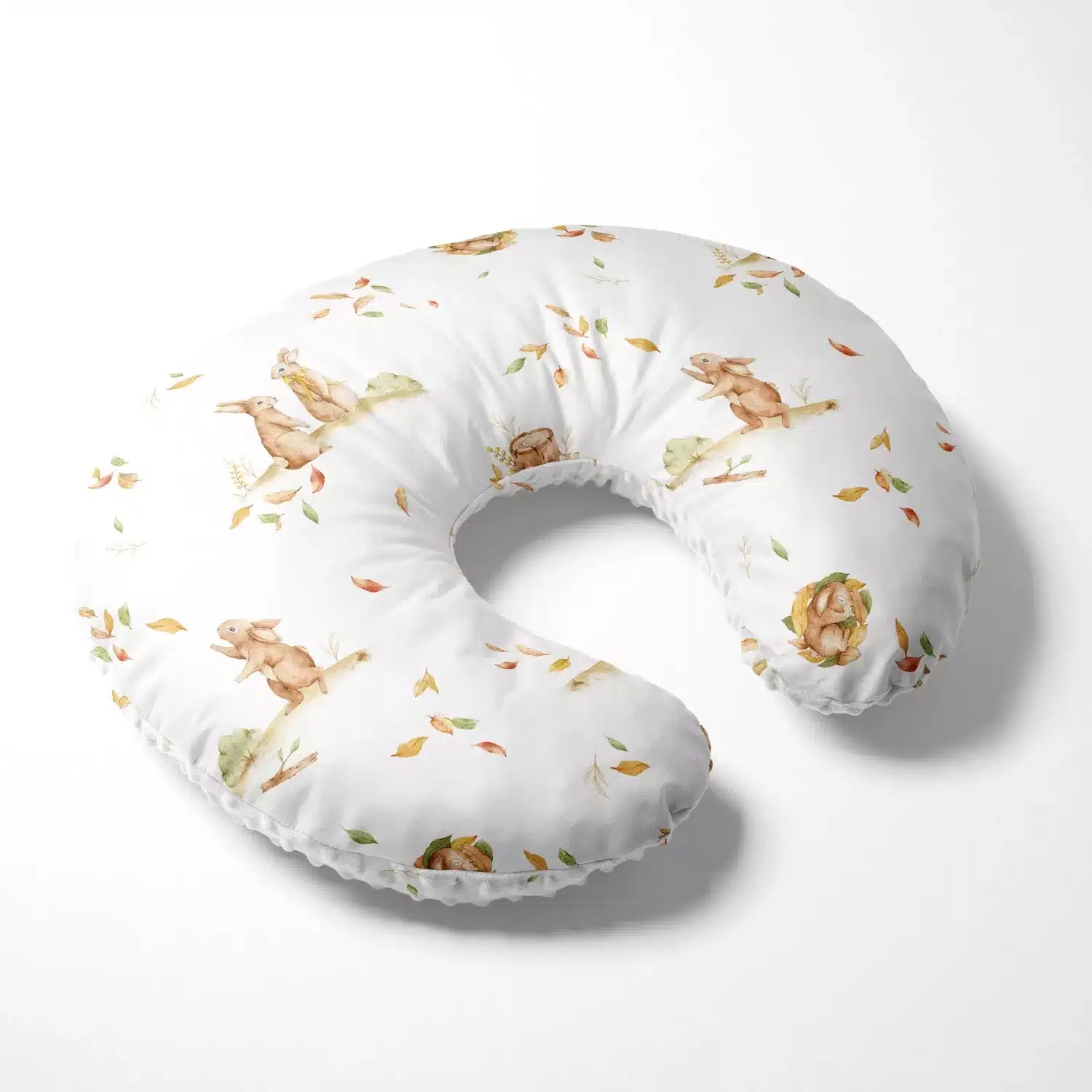 Poduszka rogal do karmienia Zajączki BW