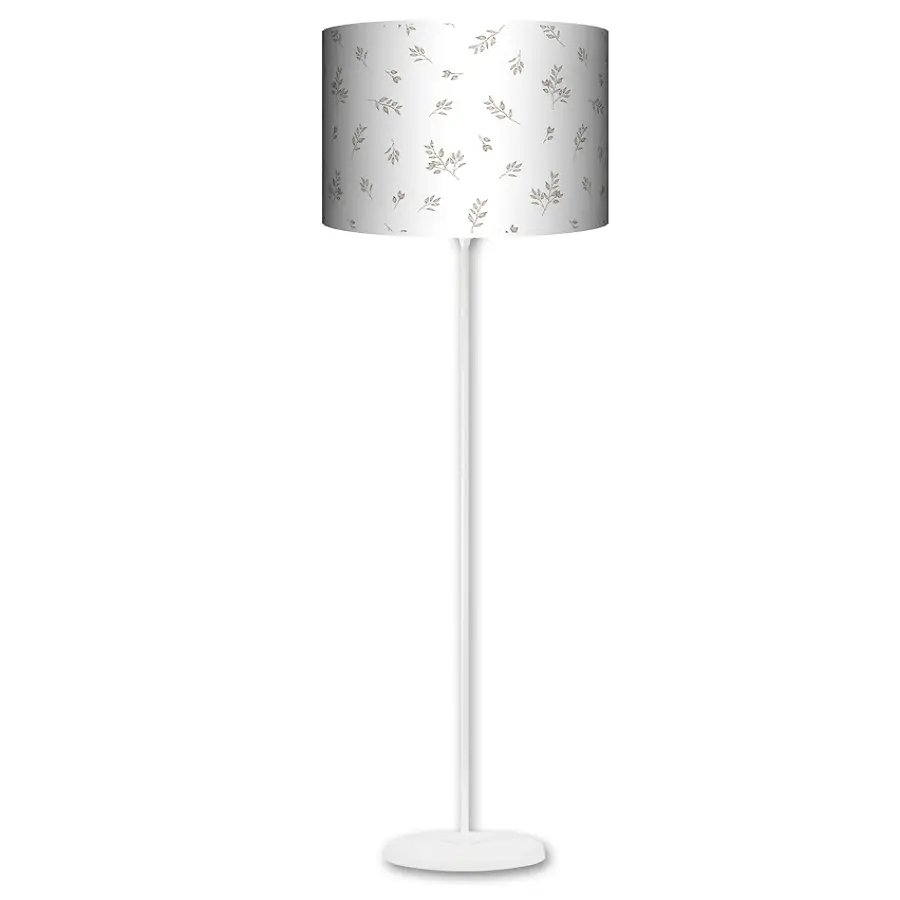 Lampa stojąca MAXI Listki - kolor podstawy biały FL