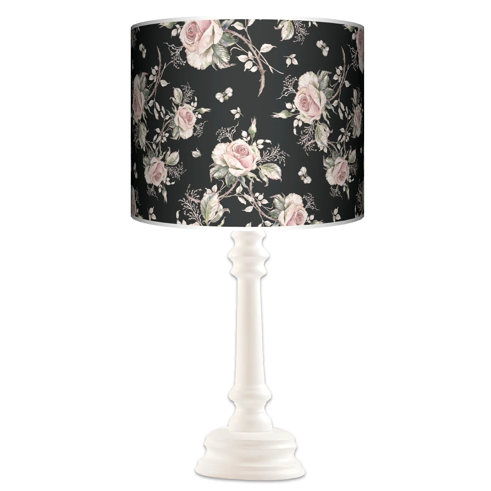 Lampa stojąca QUEEN Night garden - kolor podstawy do wyboru FL - błękitny