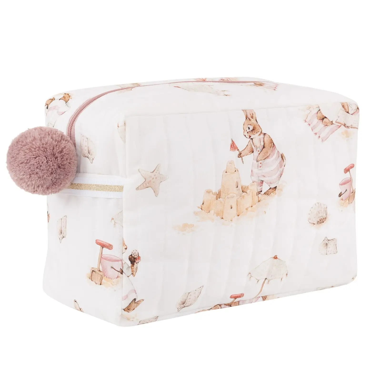 Pikowana kosmetyczka Saint-Tropez Pink SM