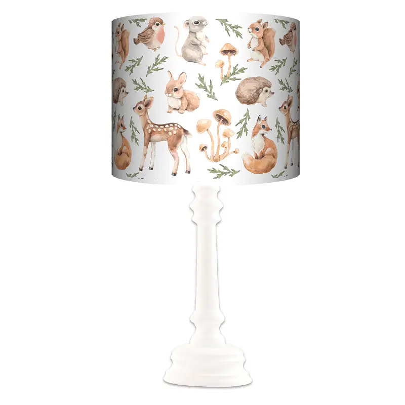 Lampa stojąca QUEEN Watercolor Forest Pattern 1 - kolor podstawy do wyboru FL