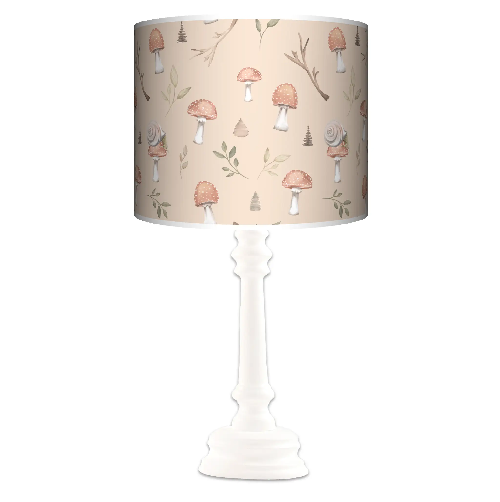 Lampa stojąca QUEEN Forest Story Pattern 3 - kolor podstawy biały FL