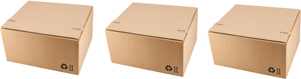 3x karton Sendbox F703, 213x153x109mm, brązowy