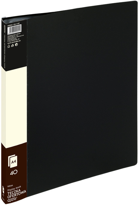 Album ofertowy Grand 9004A, A4, 40 koszulek, czarny