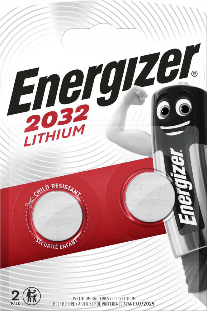 Bateria specjalistyczna Energizer, 3V, CR2032, 2 sztuki