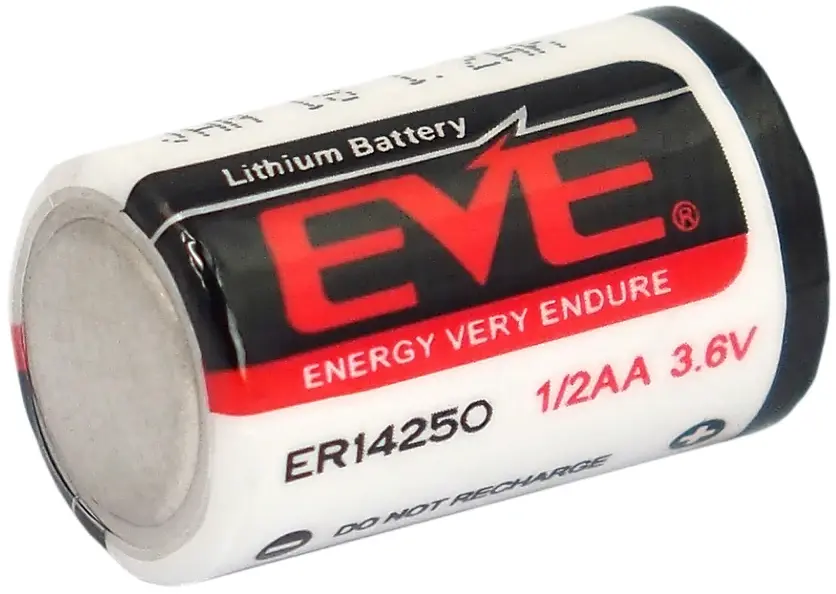 Bateria EVE ER14250 / LS14250, 3.6V, 1/2AA, 1 sztuka