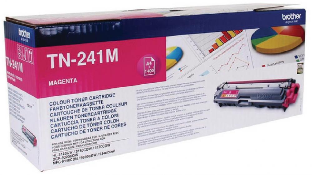 Toner Brother (TN241M), 1400 stron, magenta (purpurowy)