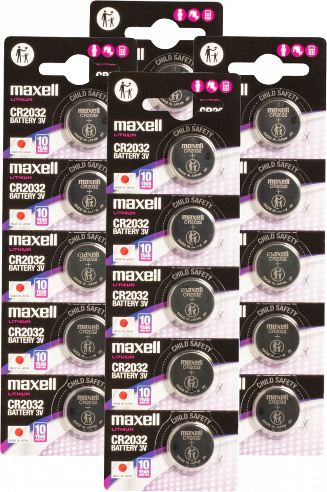 4x Bateria specjalistyczna Maxell CR2032, 5 sztuk