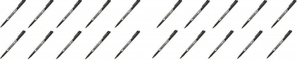 50x Foliopis Kamet K-100, 0.8-1.2mm, czarny