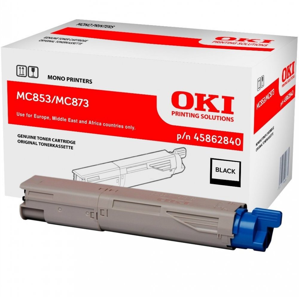 Toner Oki (45862840), 7000 stron, black (czarny)