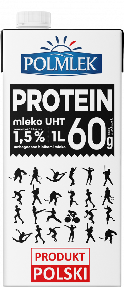 Mleko proteinowe Polmlek, UHT, 1.5%, 1l